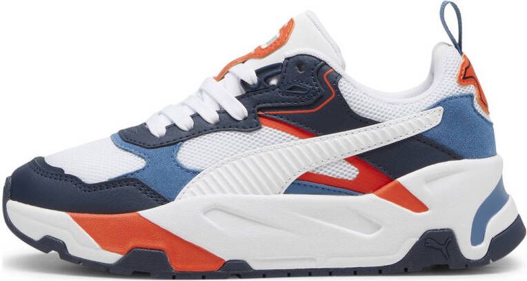 Puma Trinity sneakers donkerblauw wit rood