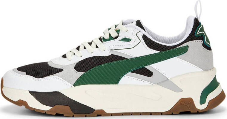 Puma Trinity sneakers wit groen zwart