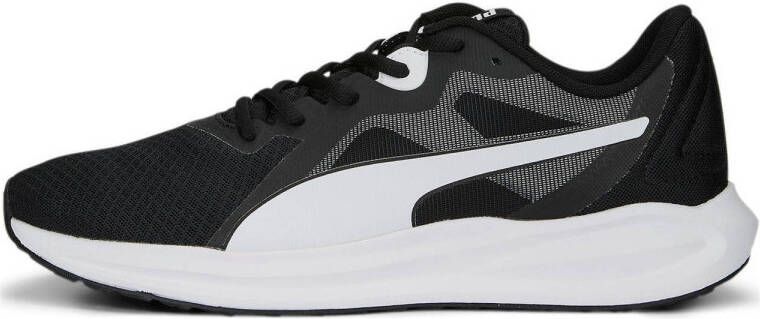 PUMA Twitch Runner heren hardloopschoenen Zwart Uitneembare zool