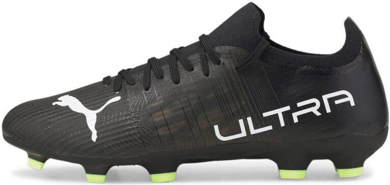 PUMA Ultra 3.4 Gras Kunstgras Voetbalschoenen (MG) Zwart Wit Geel
