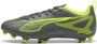 Puma Ultra 5 Play FG AG junior voetbalschoenen zwart geel zilver - Thumbnail 1