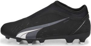 Puma Ultra Match FG AG Jr. voetbalschoenen zwart grijs wit