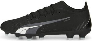 PUMA Ultra Match Gras Kunstgras Voetbalschoenen (MG) Zwart Wit