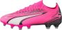 PUMA Ultra Match Gras Kunstgras Voetbalschoenen (MG) Dames Roze Wit Zwart - Thumbnail 1