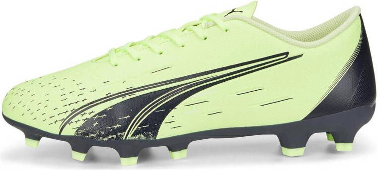 PUMA Ultra Play Gras Kunstgras Voetbalschoenen (MG) Lichtgroen Zwart