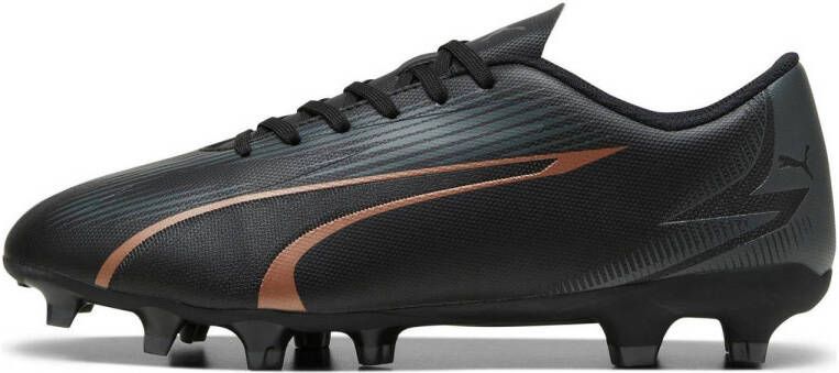PUMA Ultra Play Gras Kunstgras Voetbalschoenen (MG) Zwart Brons Donkergrijs