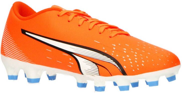 PUMA Ultra Play Gras Kunstgras Voetbalschoenen (MG) Dames Oranje Wit Blauw