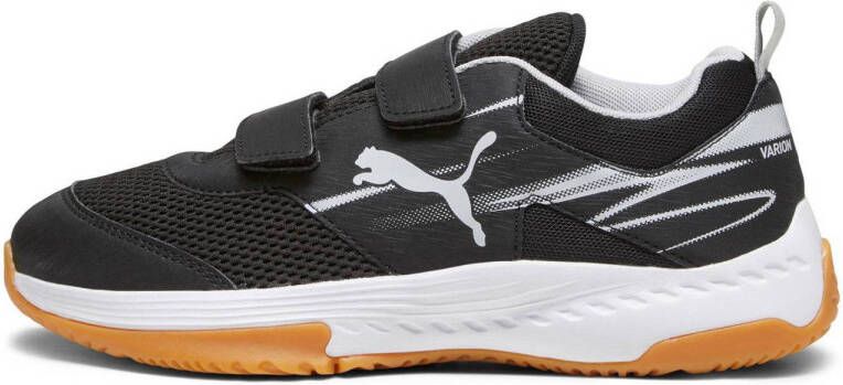 PUMA Varion II V Jr FALSE Sportschoenen Black-Cool Light Gray-Yellow Blaze-Gum