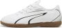 Puma Vitoria Jr. zaalvoetbalschoenen wit zwart Imitatieleer 38 - Thumbnail 1
