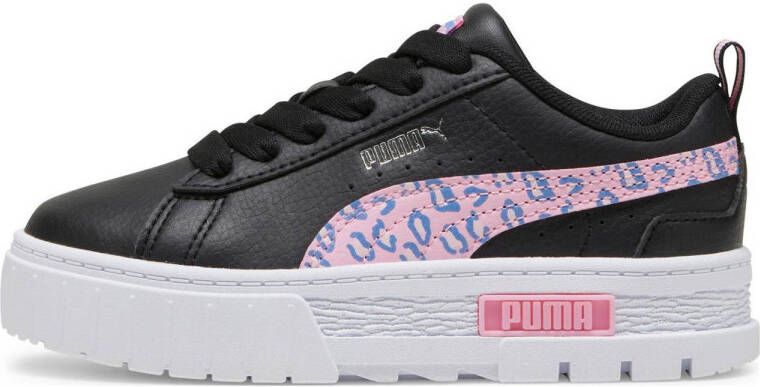 Puma Wild sneakers zwart roze lila Meisjes Imitatieleer Logo 29