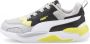 PUMA X Ray 2 Square Sneakers Peuters Lichtgrijs Wit Zwart Geel - Thumbnail 1