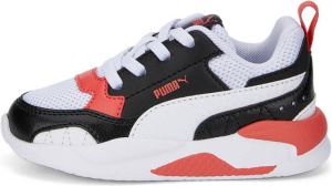 Puma X-Ray 2 Square Jr sneakers zwart wit zalm