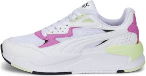 Puma X-ray Speed sneakers wit roze lichtgroen