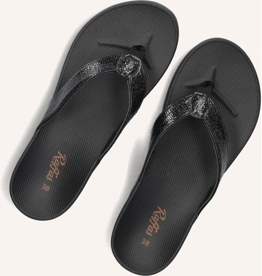 RAFFAS Zwarte Slippers Bella - Foto 5