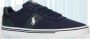Ralph Lauren Heren Canvas Leren Sneakers Blue Heren - Thumbnail 1