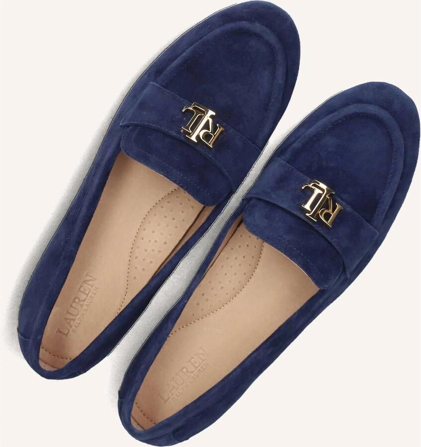 LAUREN RALPH LAUREN Loafers Dames Averi Iii Flats Suède Blauw - Foto 3