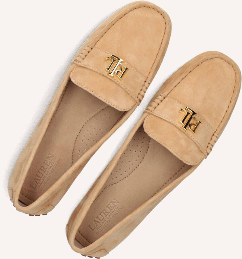 LAUREN RALPH LAUREN Mocassins Dames Barnsbury Flats 40 5 Leer Beige - Foto 3