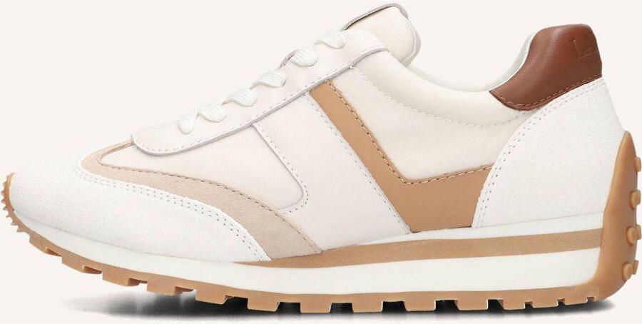 LAUREN RALPH LAUREN Lage Sneakers Dames Dani Low Top Lace Maat: 38 Materiaal: Leer Kleur: Wit