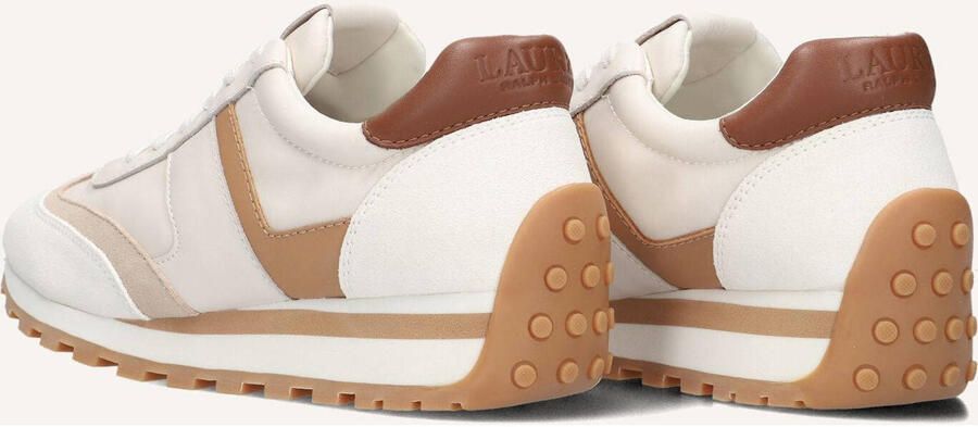 LAUREN RALPH LAUREN Lage Sneakers Dames Dani Low Top Lace Leer Wit - Foto 2
