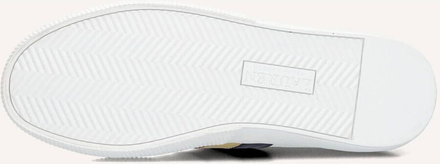 LAUREN RALPH LAUREN Lage Sneakers Dames Janson Ii Low Top Lace Leer Wit - Foto 3