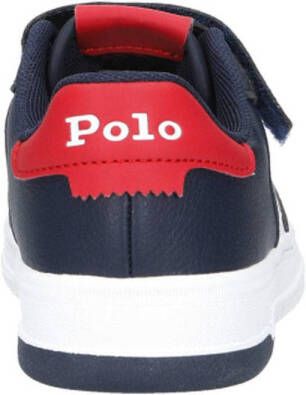 Ralph Lauren Masters Court Bear PS Schoolkind sneakers blauw wit