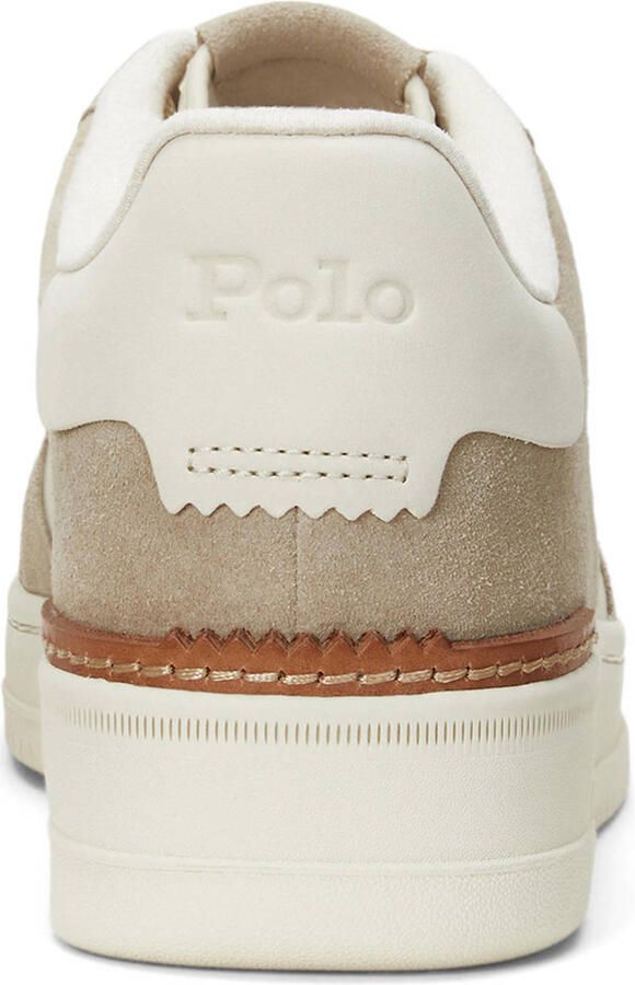 POLO RALPH LAUREN Ralph Lauren Lage Sneakers Heren Masters Court Low Top Maat: 44 Materiaal: Suède Kleur: Beige