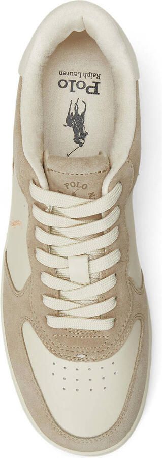 POLO RALPH LAUREN Ralph Lauren Lage Sneakers Heren Masters Court Low Top Maat: 47 Materiaal: Suède Kleur: Beige