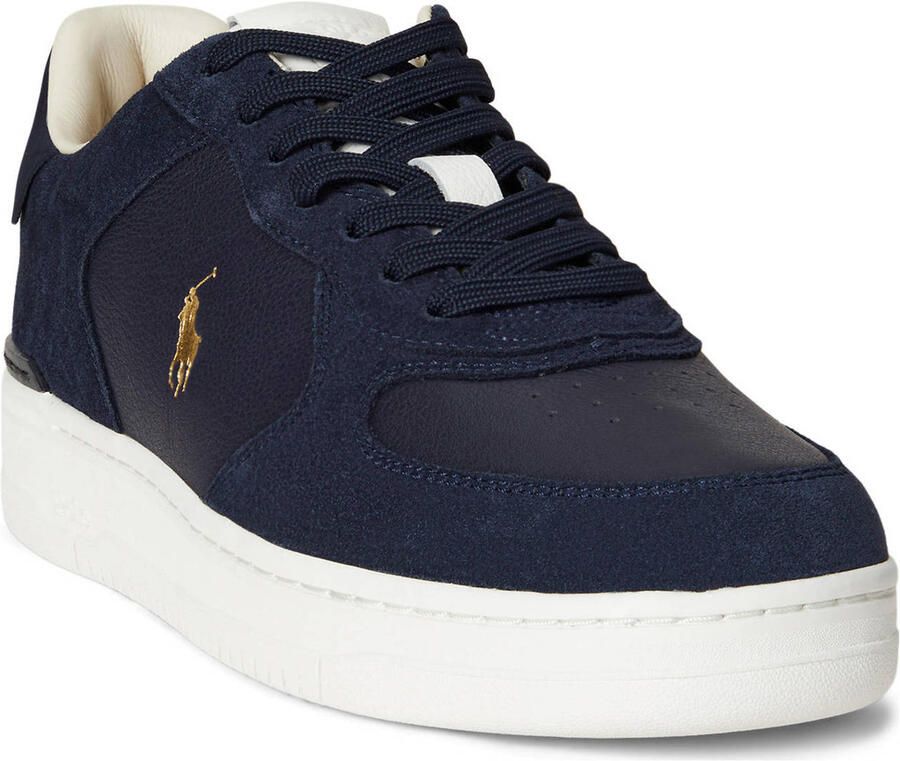 POLO Ralph Lauren Masters Court PP suède sneakers donkerblauw