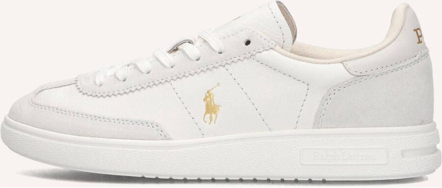 POLO RALPH LAUREN Ralph Lauren Lage Sneakers Dames Bedford Pp Sneakers Low Top Lace D Leer Wit - Foto 3