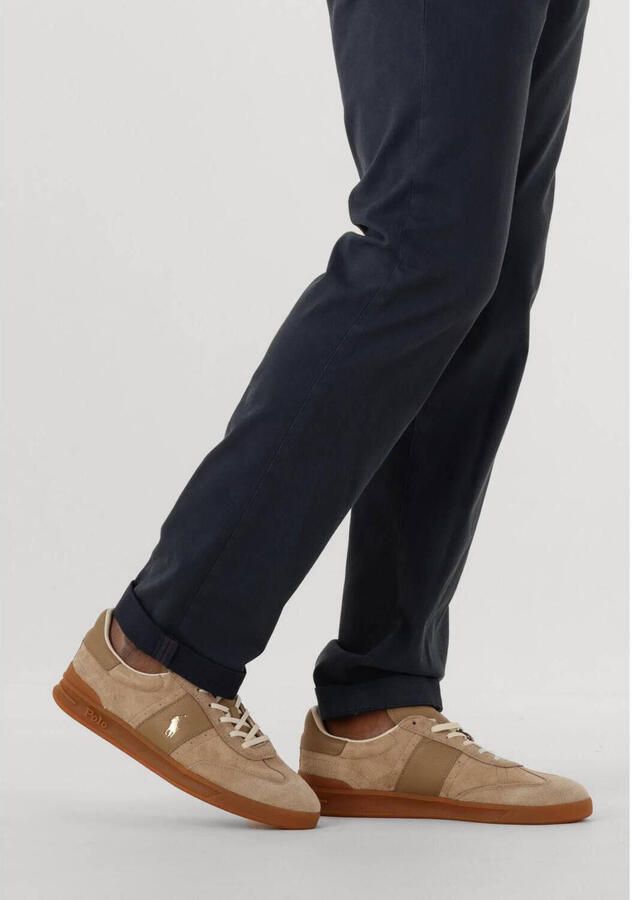 POLO RALPH LAUREN Ralph Lauren Lage Sneakers Heren Heritage Area Maat: 41 Materiaal: Suède Kleur: Beige