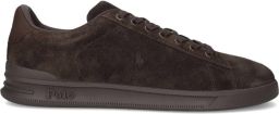 POLO RALPH LAUREN Ralph Lauren Lage Sneakers Heren Hrt Court Iii Low Top Lace Suède Bruin