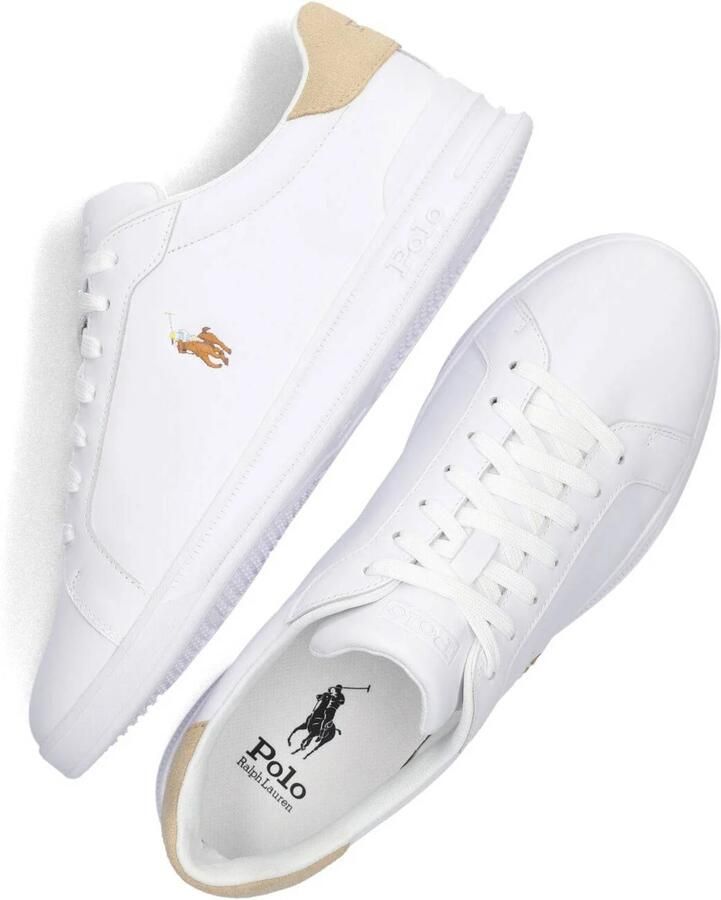 POLO RALPH LAUREN Ralph Lauren Lage Sneakers Heren Hrt Court Ii Leer Wit - Foto 3