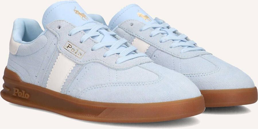 POLO RALPH LAUREN Ralph Lauren Lage Sneakers Dames Htr Aera-sneakers-low Top Lace Suède Blauw - Foto 2