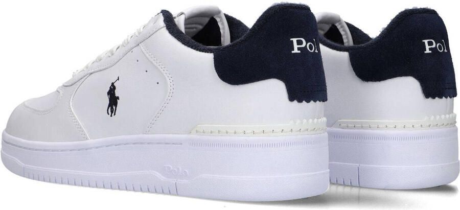 POLO RALPH LAUREN Master Court Sneakers Suède Heren Wit - Foto 2