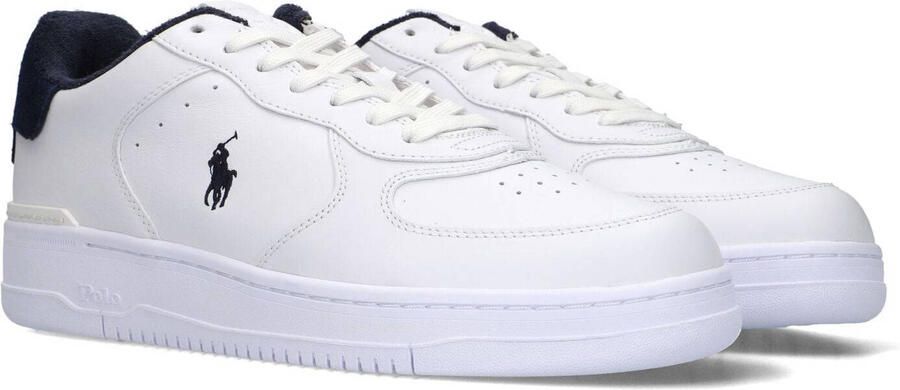 POLO RALPH LAUREN Master Court Sneakers Suède Heren Wit - Foto 3