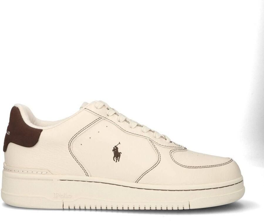 POLO RALPH LAUREN Ralph Lauren Lage Sneakers Mastercourt Leer Creme