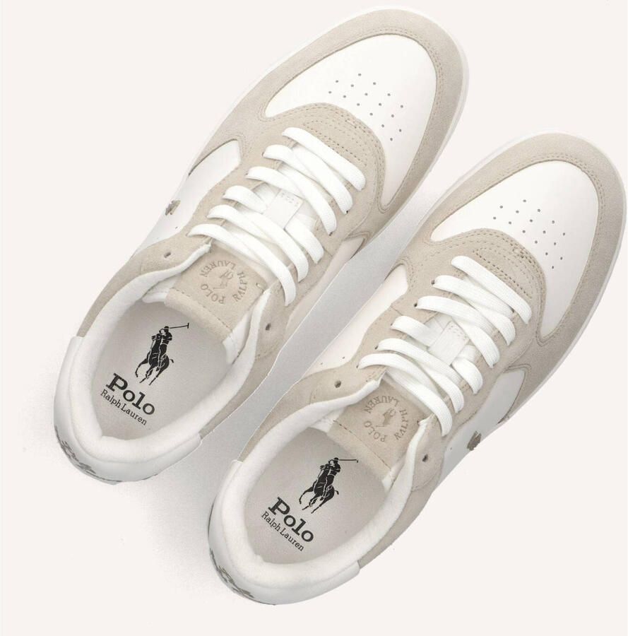 POLO RALPH LAUREN Ralph Lauren Lage Sneakers Heren Masters Crt Leer Wit - Foto 2