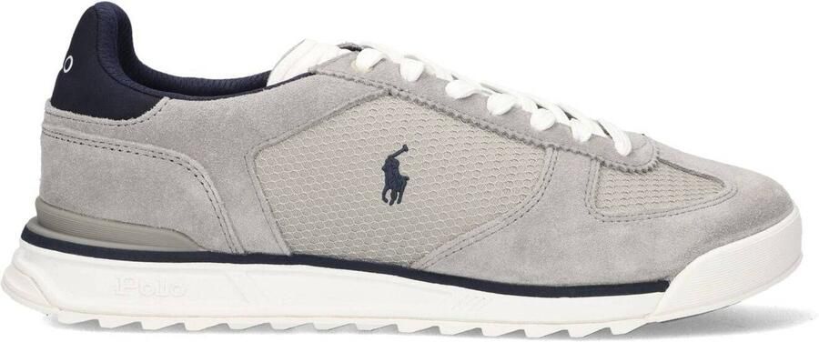 POLO RALPH LAUREN Ralph Lauren Lage Sneakers Heren Varick Suède Lichtgrijs