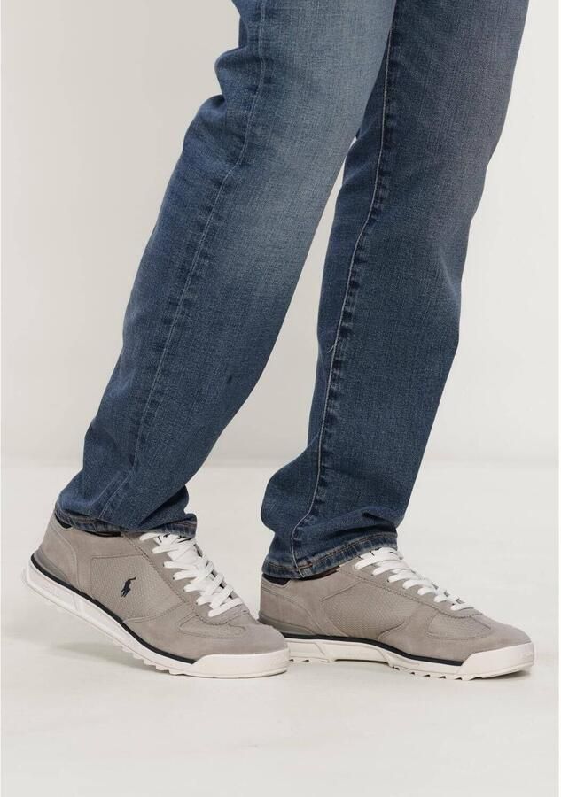 POLO RALPH LAUREN Ralph Lauren Lage Sneakers Heren Varick Suède Lichtgrijs - Foto 3