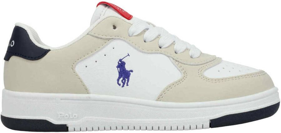 Ralph Lauren Masters Court sneakers wit beige