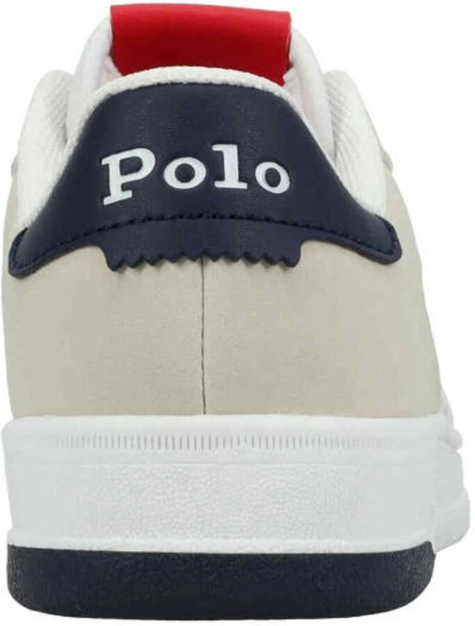 Ralph Lauren Masters Court sneakers wit beige - Foto 2