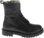 Red Code leren veterboots zwart - Thumbnail 1