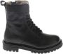 Red Code leren veterboots zwart - Thumbnail 1