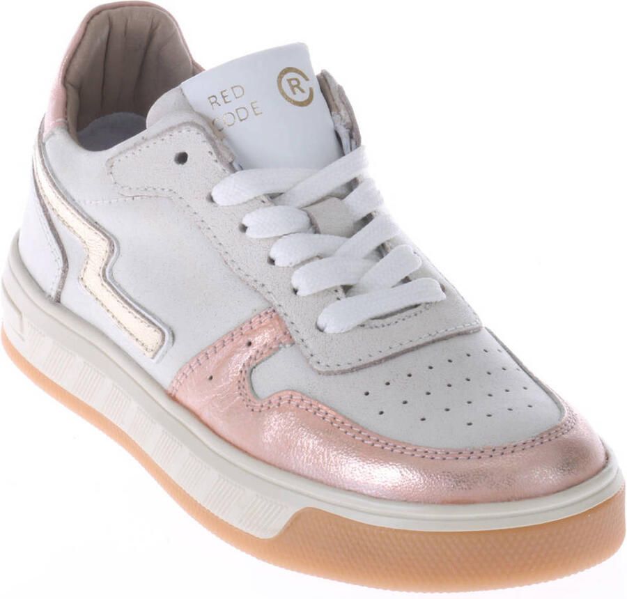 Red Code leren sneakers wit roze - Foto 2