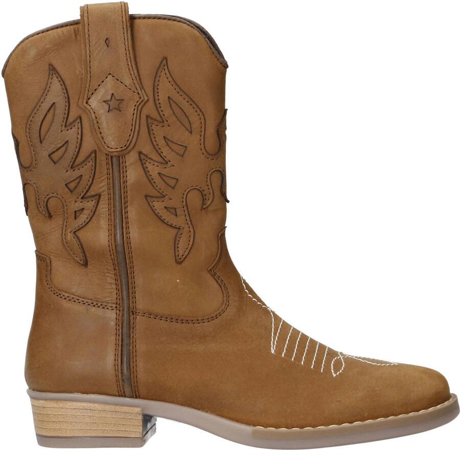Red Code western leren laarzen bruin