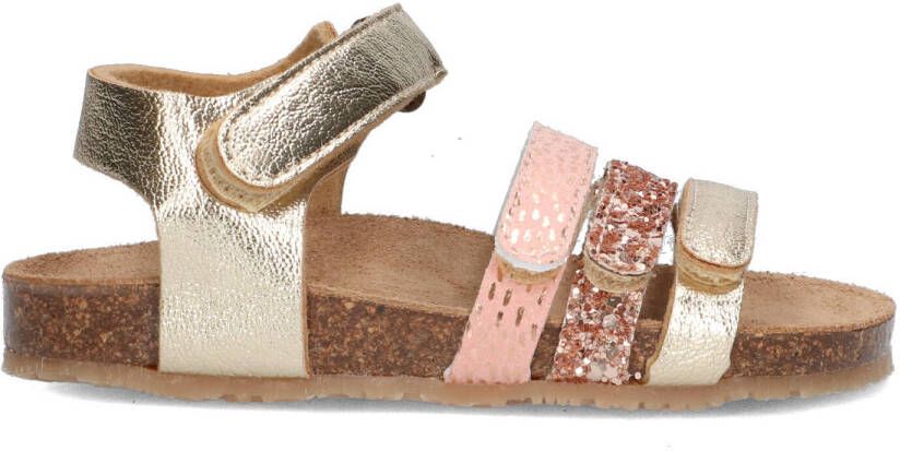 Red Code sandalen goud roze