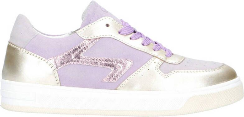 Red Code suède sneakers lila goud