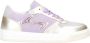 Red Code suède sneakers lila goud - Thumbnail 1