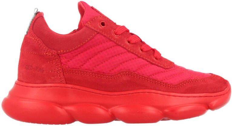 Red Rag 13483 leren chunky sneakers zwart