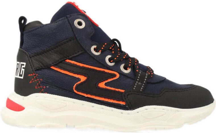 Red Rag 13629 leren sneakers donkerblauw